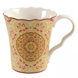 222 FIFTH Lyria Saffron Mug (PTS International)